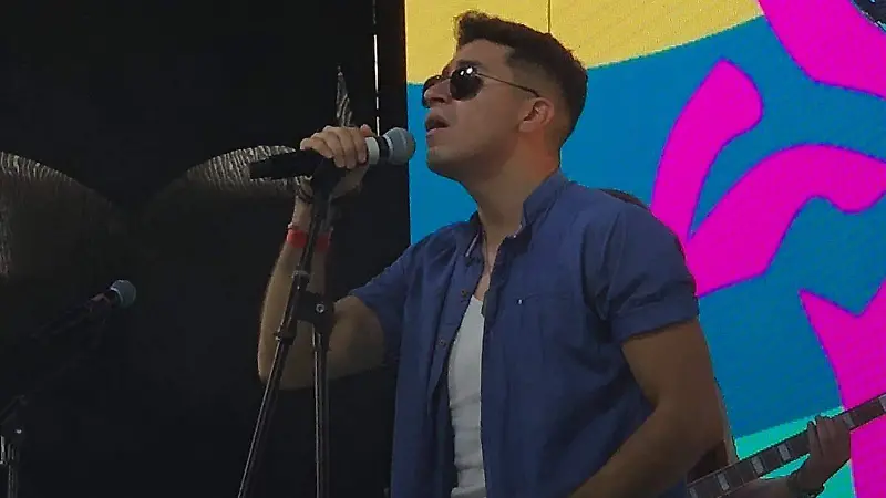  Eduardo Ruiz, vocalista de la agrupación.